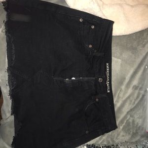 american eagle jean skirt